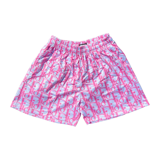 Pink Mesh Shorts